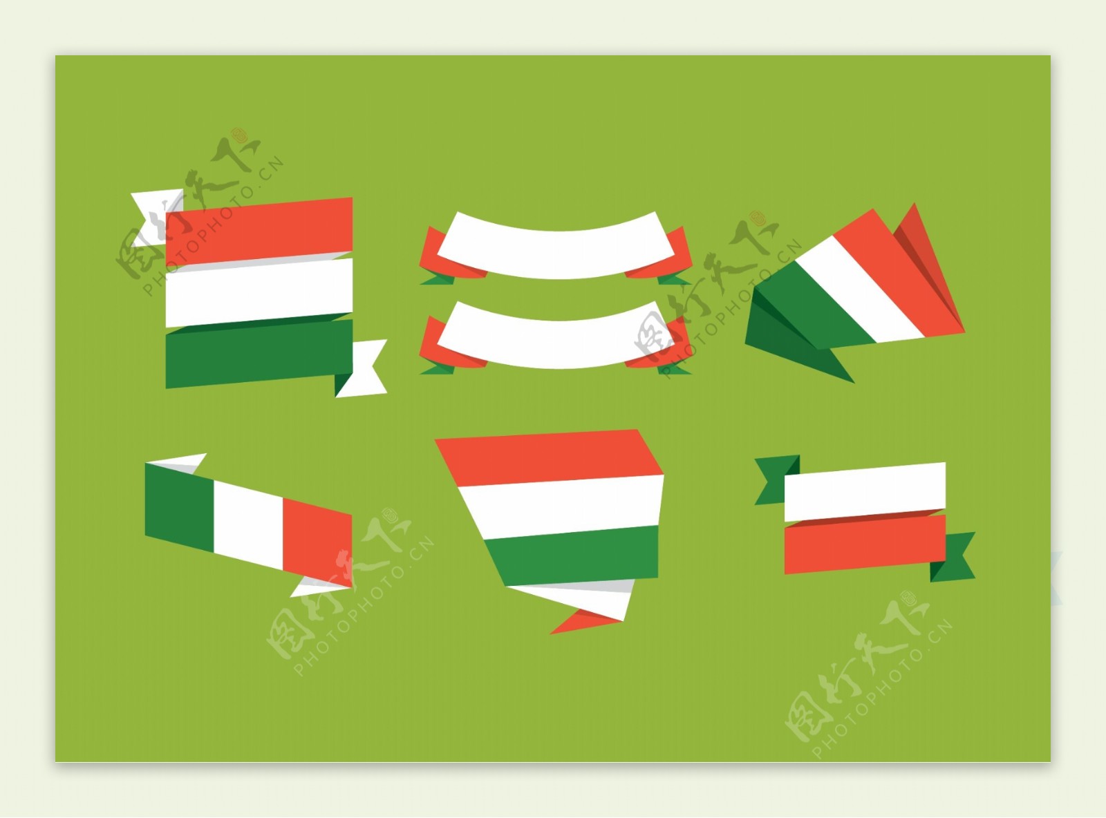 意大利国旗设计图