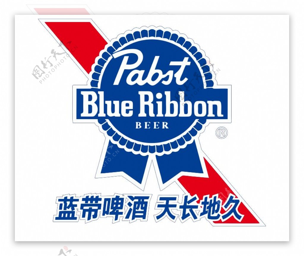 蓝带啤酒logo