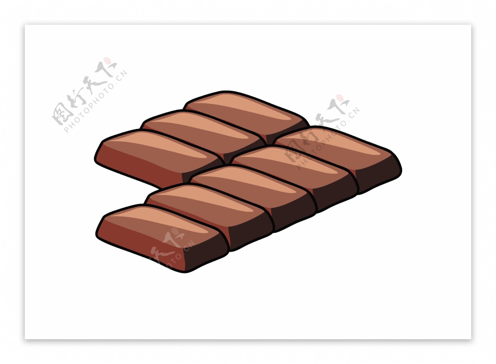 巧克力块矢量