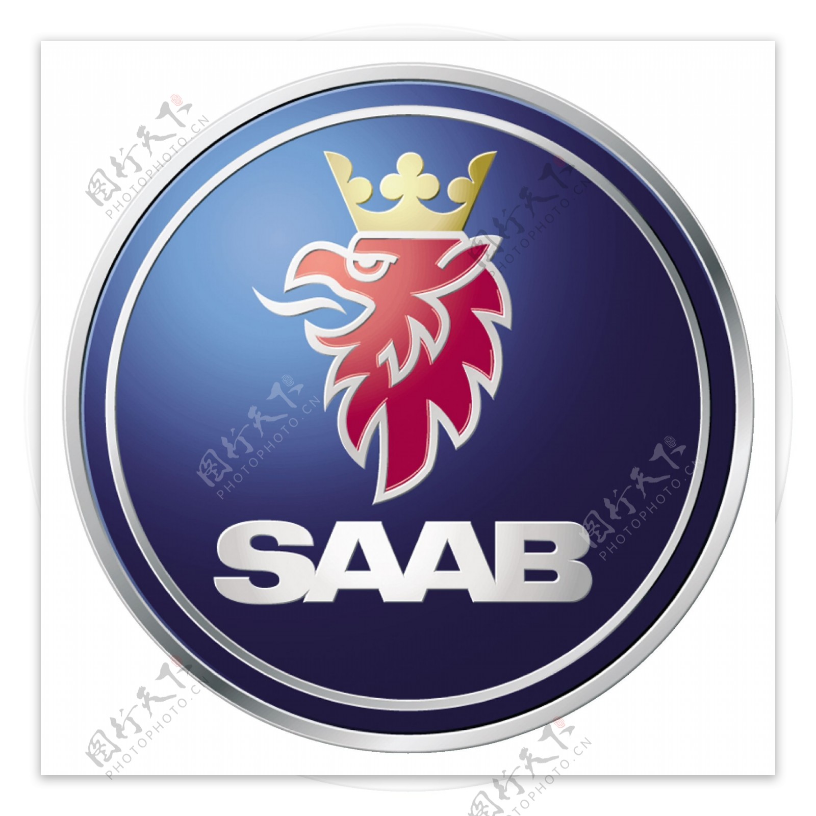 萨博汽车logo位图图片
