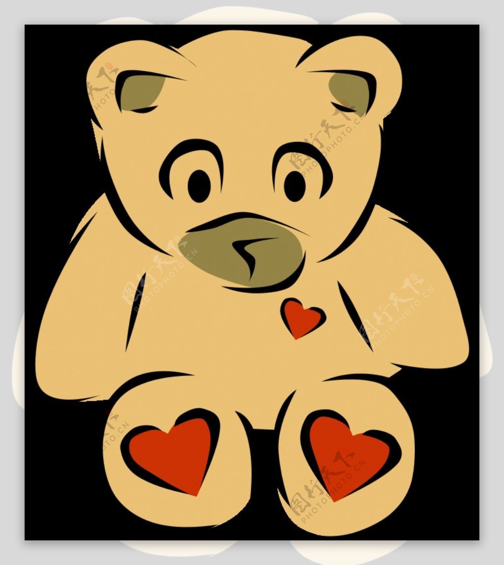 泰迪熊的心