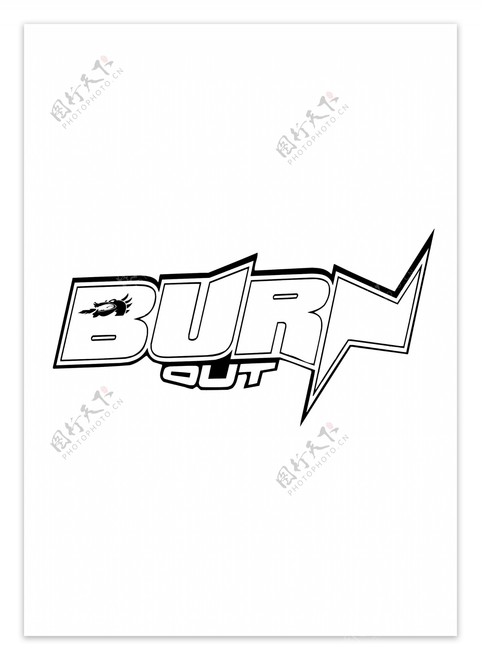 Burnoutlogo设计欣赏Burnout航空运输LOGO下载标志设计欣赏