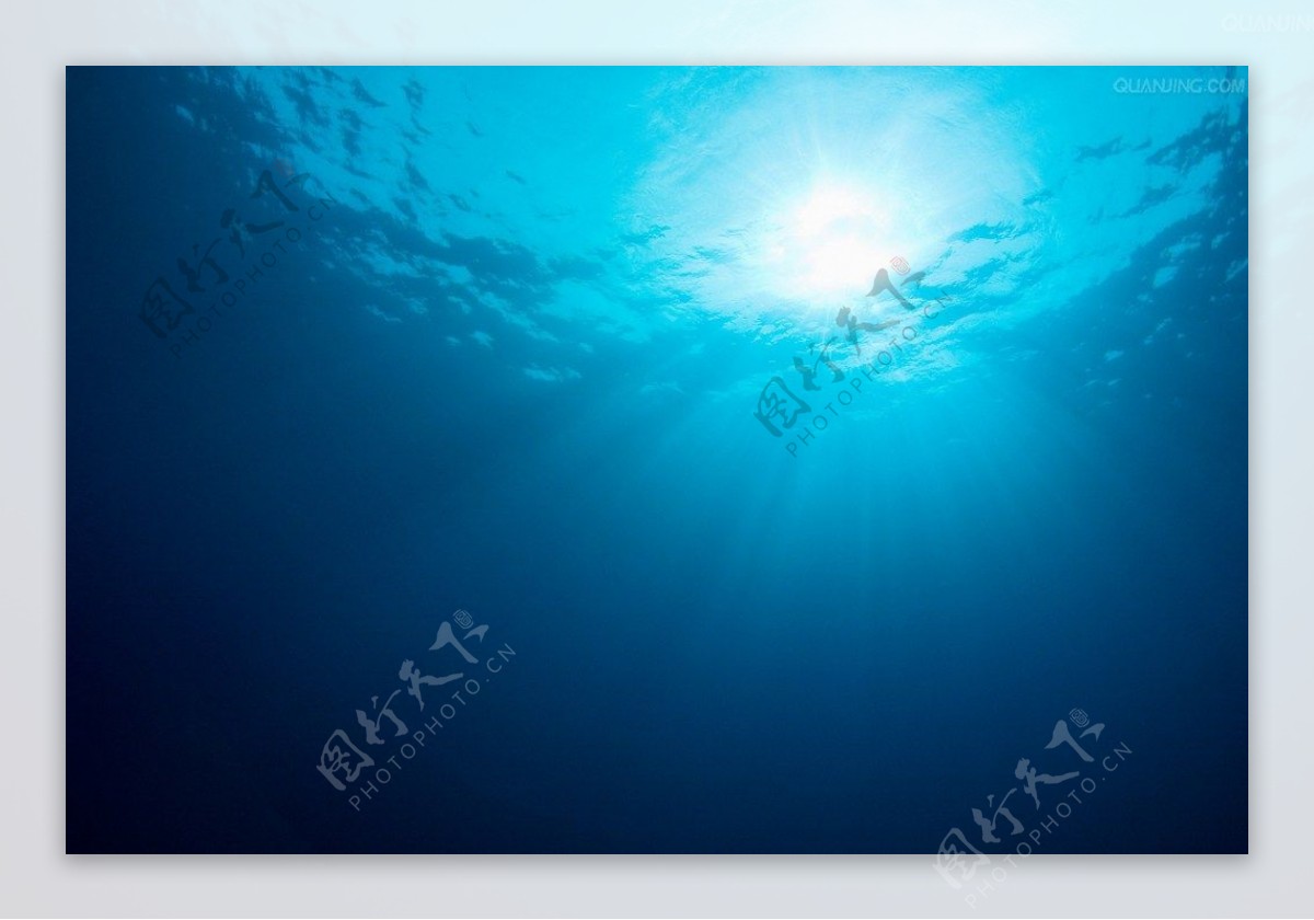 斯米兰群岛国家公园蓝色海底.