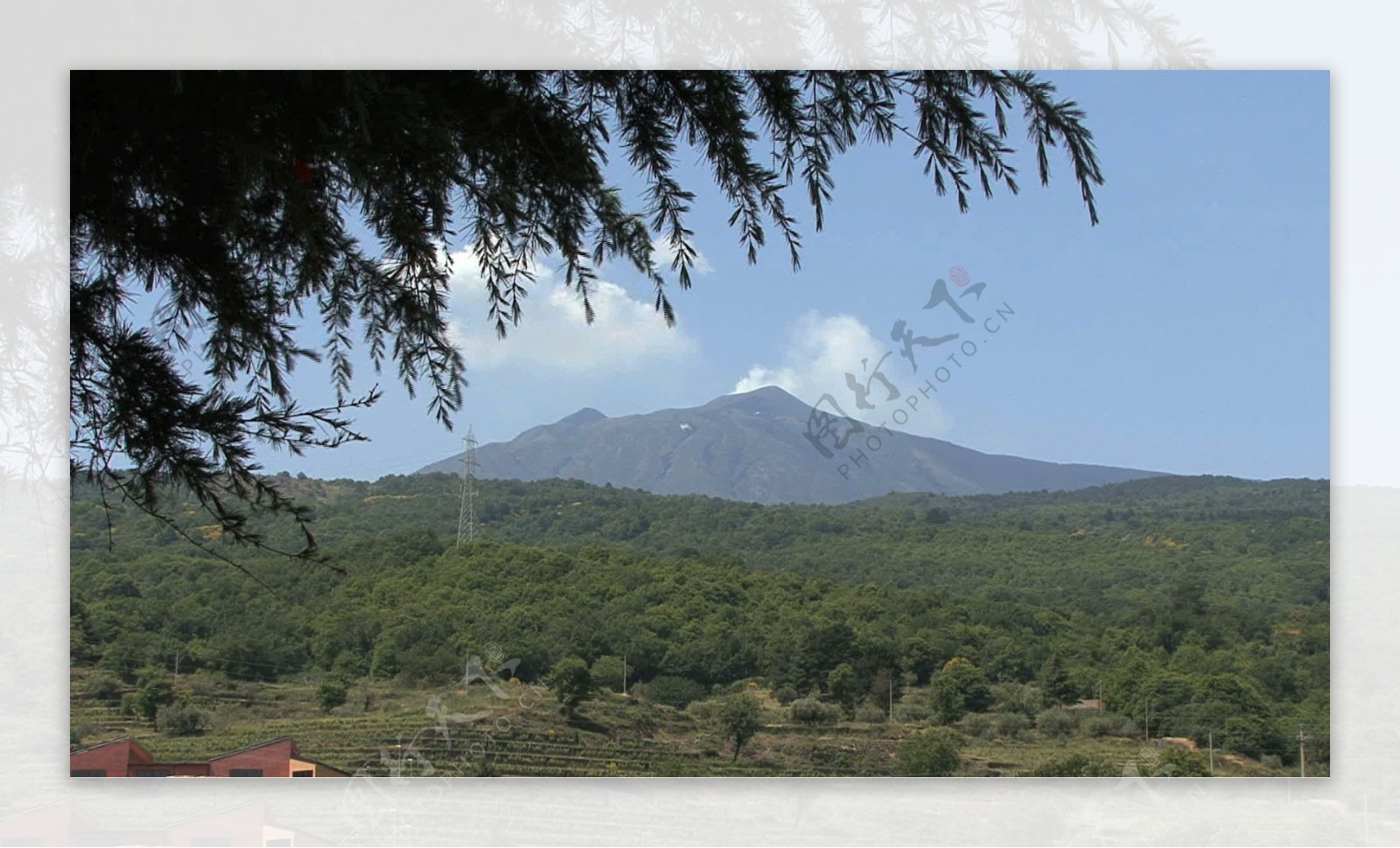 西西里岛的埃特纳火山3股票的录像视频免费下载