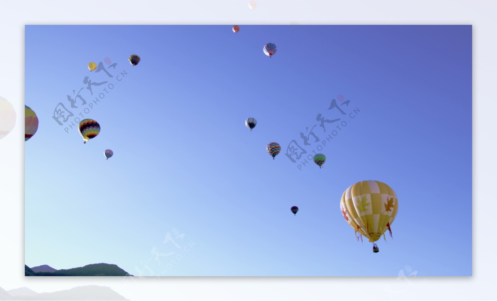 什锦热气球在犹他州县犹他州的16个4K超高清视频免费下载