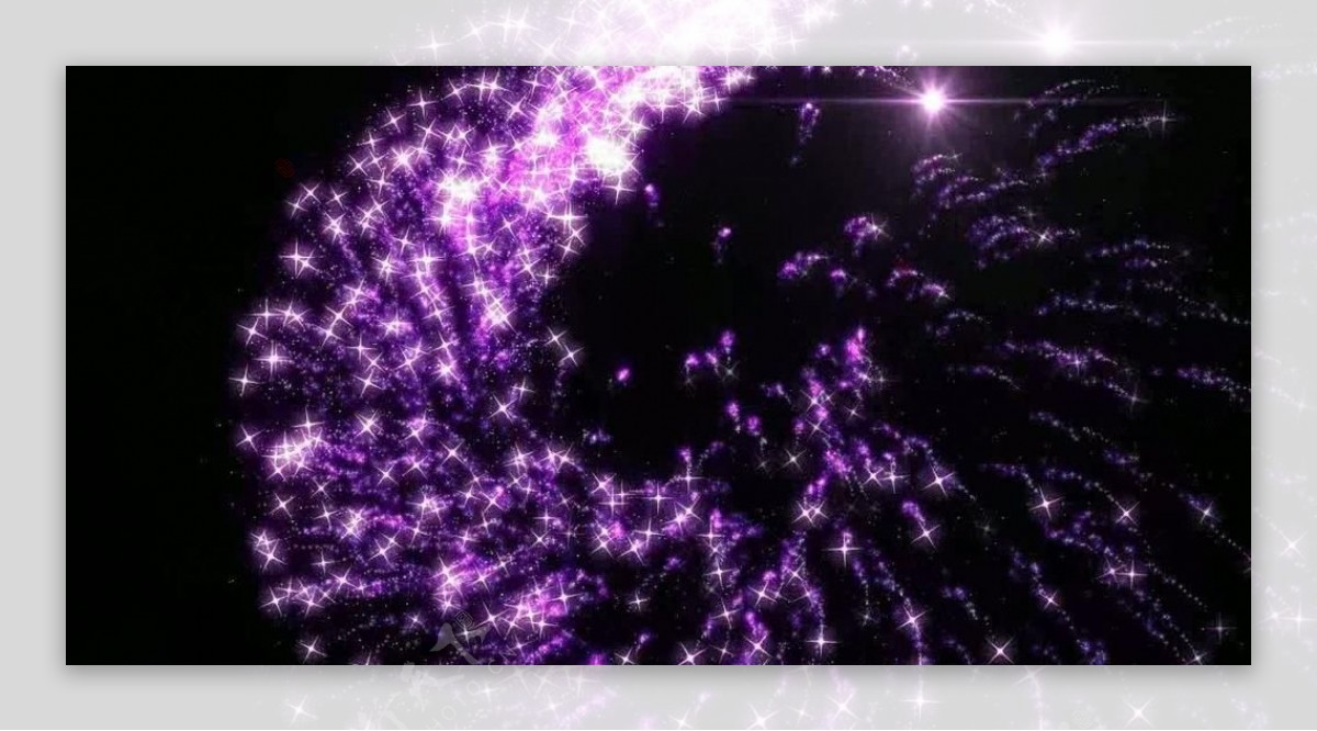 动态紫粒子视频素材图片