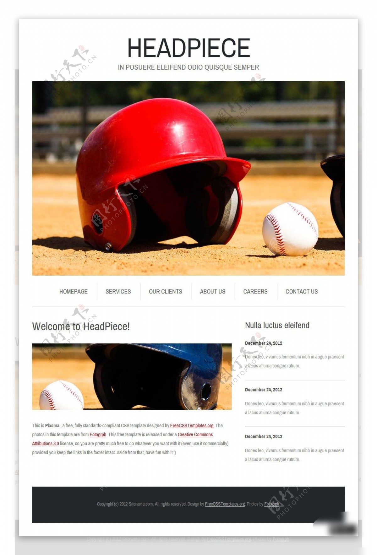 棒球运动网页设计