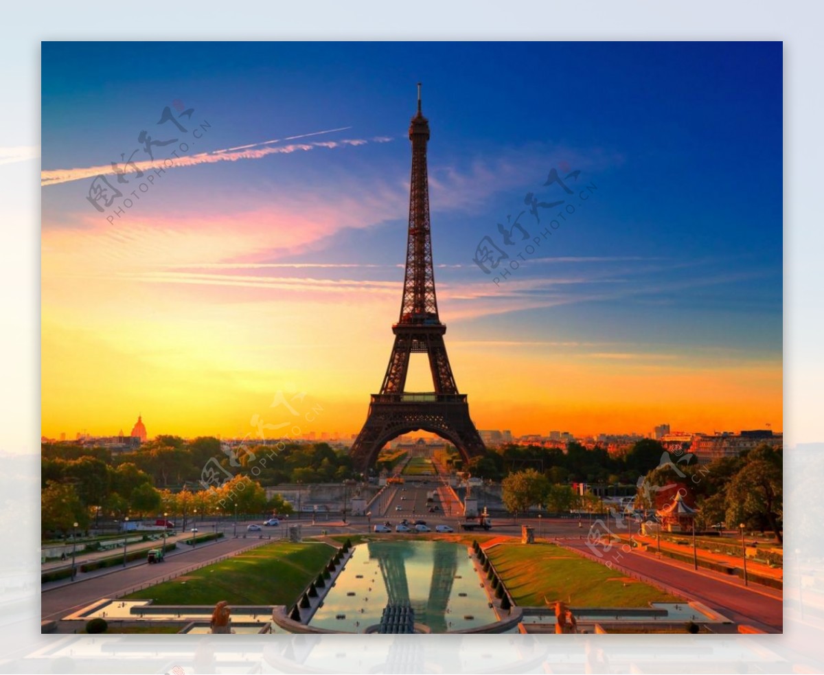 浪漫巴黎埃菲尔铁塔