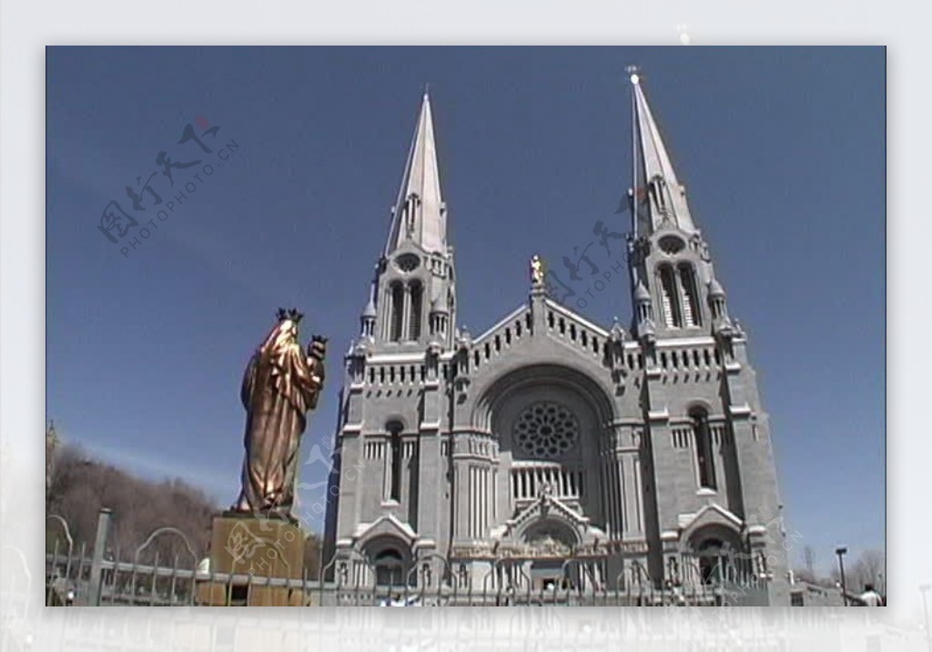 大教堂的圣安妮魁北克证券的录像视频免费下载