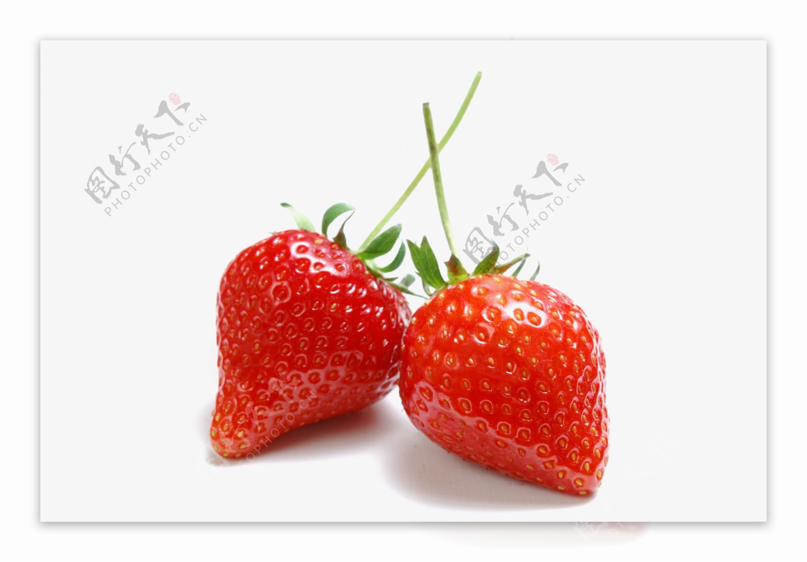 草莓新鲜水果高清细节素材