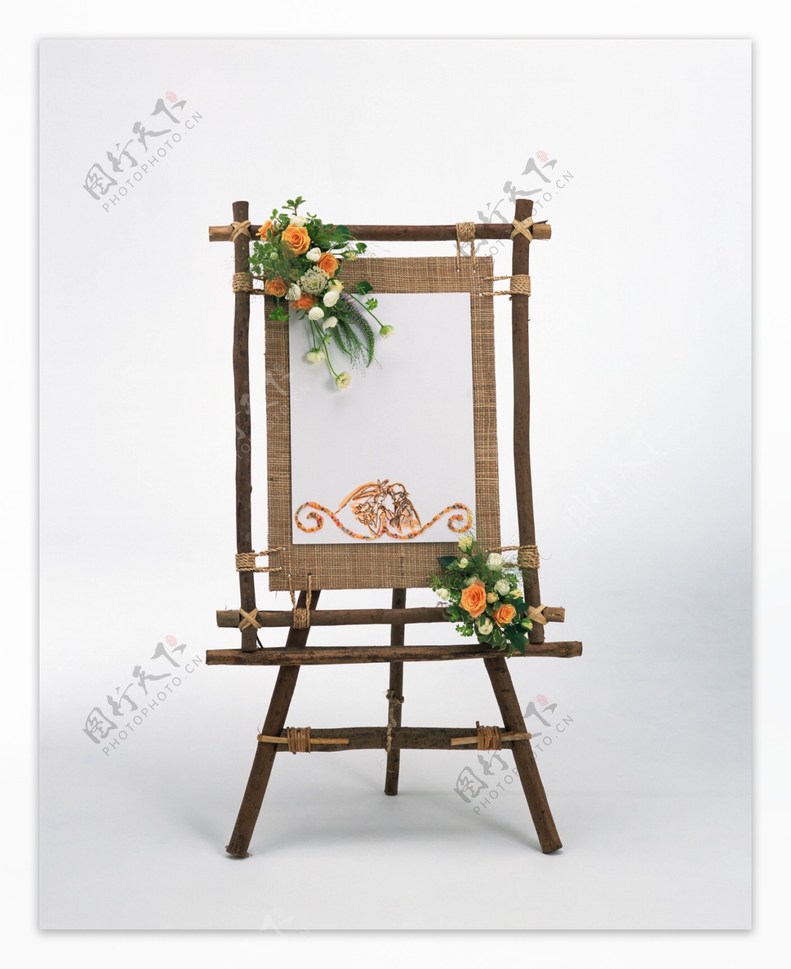 婚礼画框图片