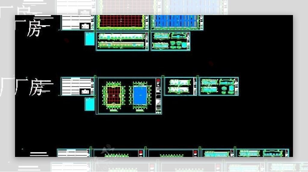 宣城华栋轴承机械厂房钢结构建筑施工图