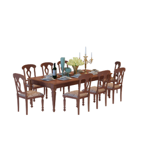 3D餐桌模型