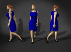 人物女性3d模型设计免费下载人体模型42