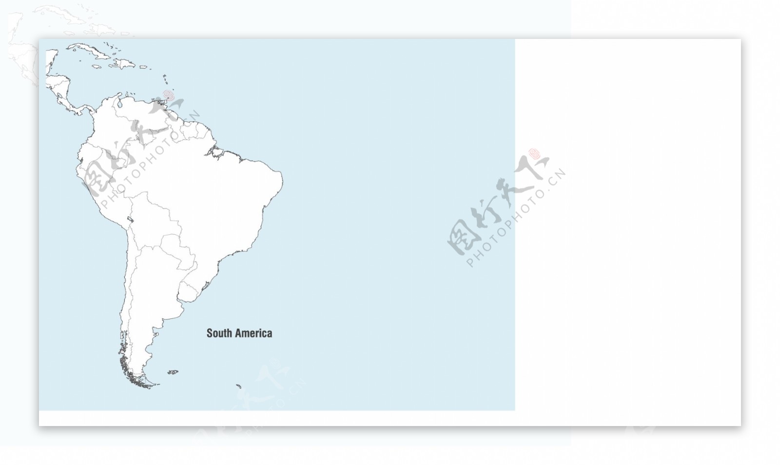 南美国地图矢量