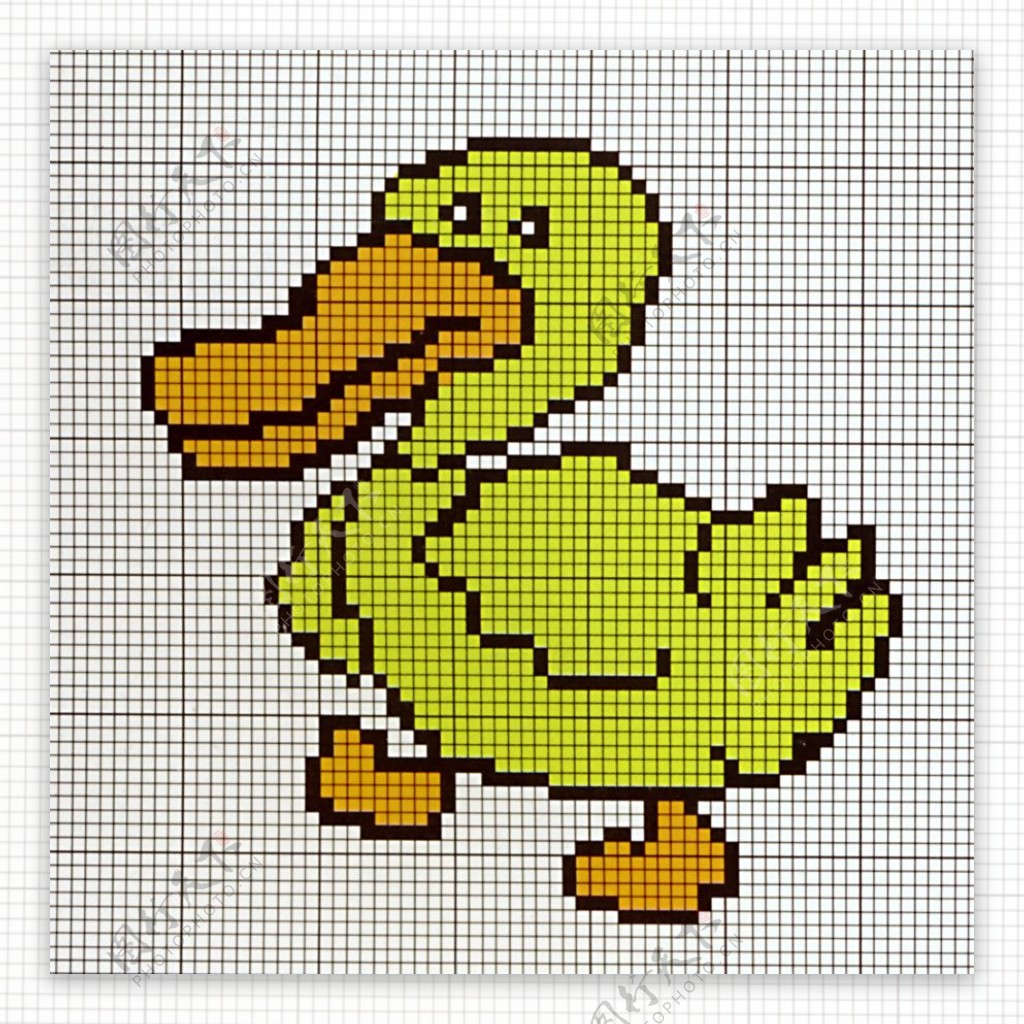 童装毛衫图案动物鸭子色彩免费素材
