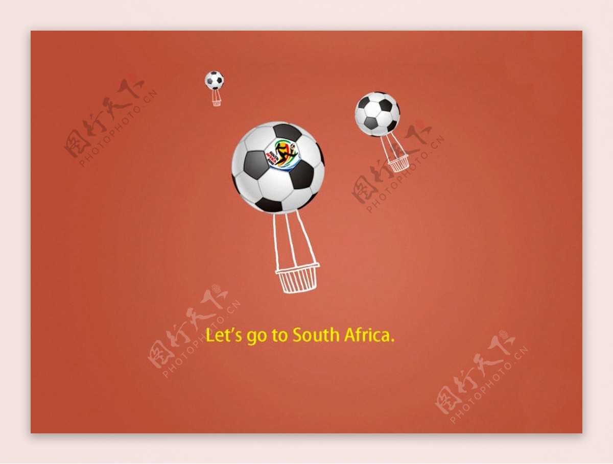 位图足球氢气球抽象世界杯免费素材
