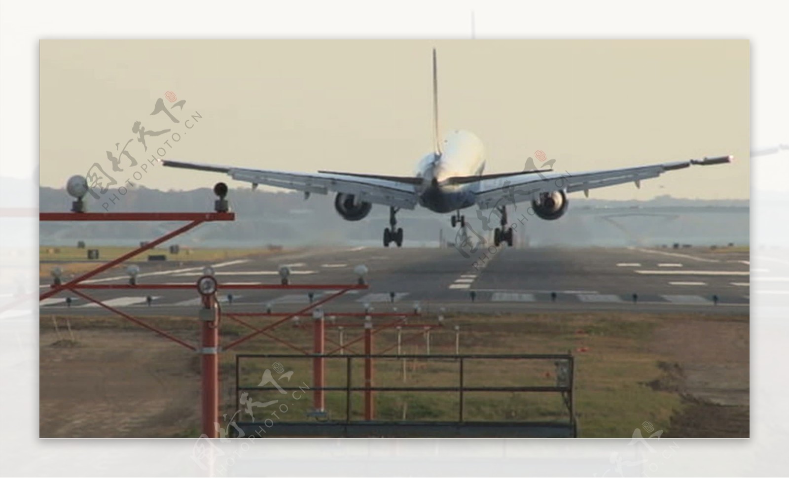 大型飞机着陆股票视频视频免费下载
