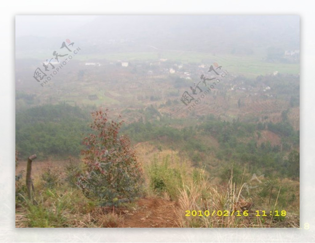 农村高山景