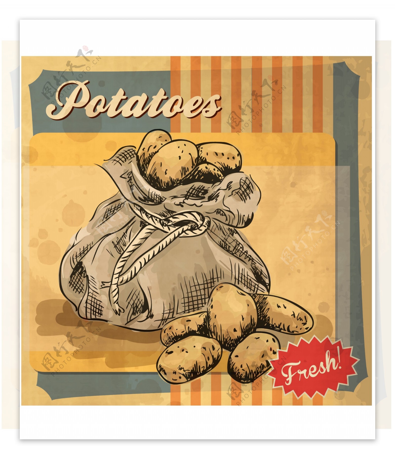 袋子里的土豆