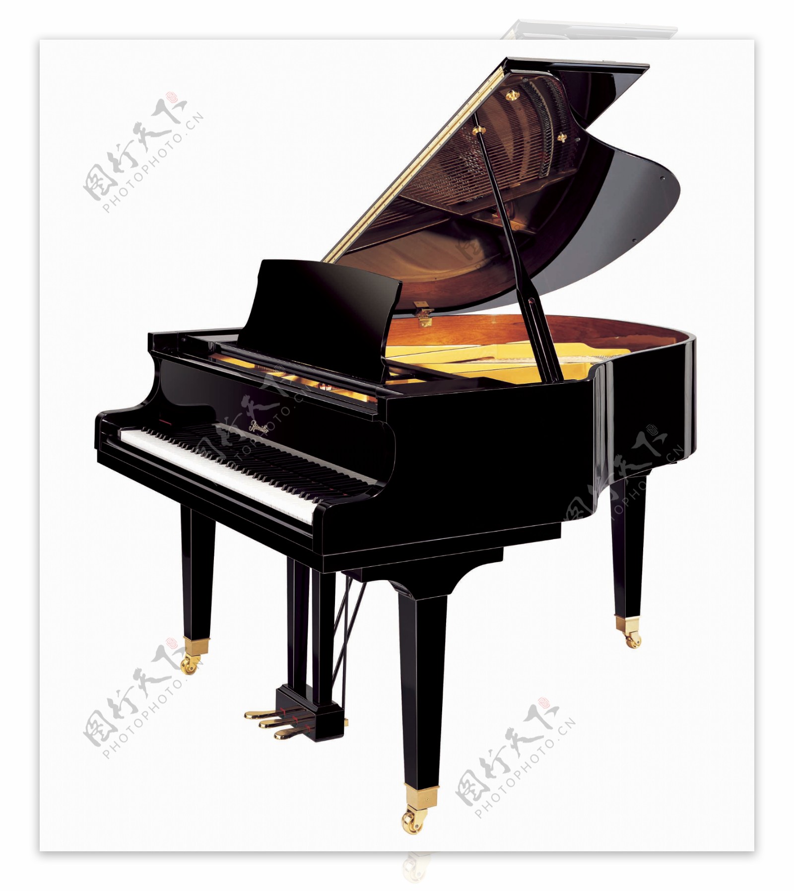 珠江gp183三角钢琴含路径图片