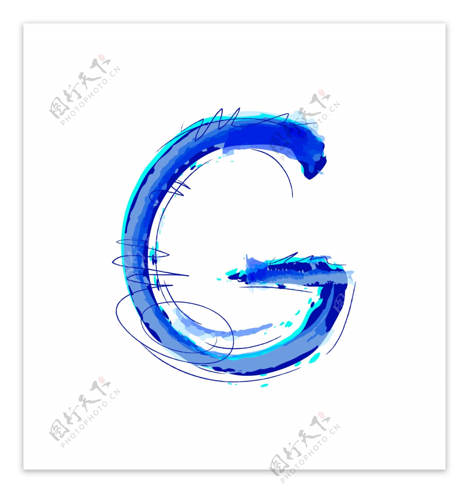 大写字母G模板视频