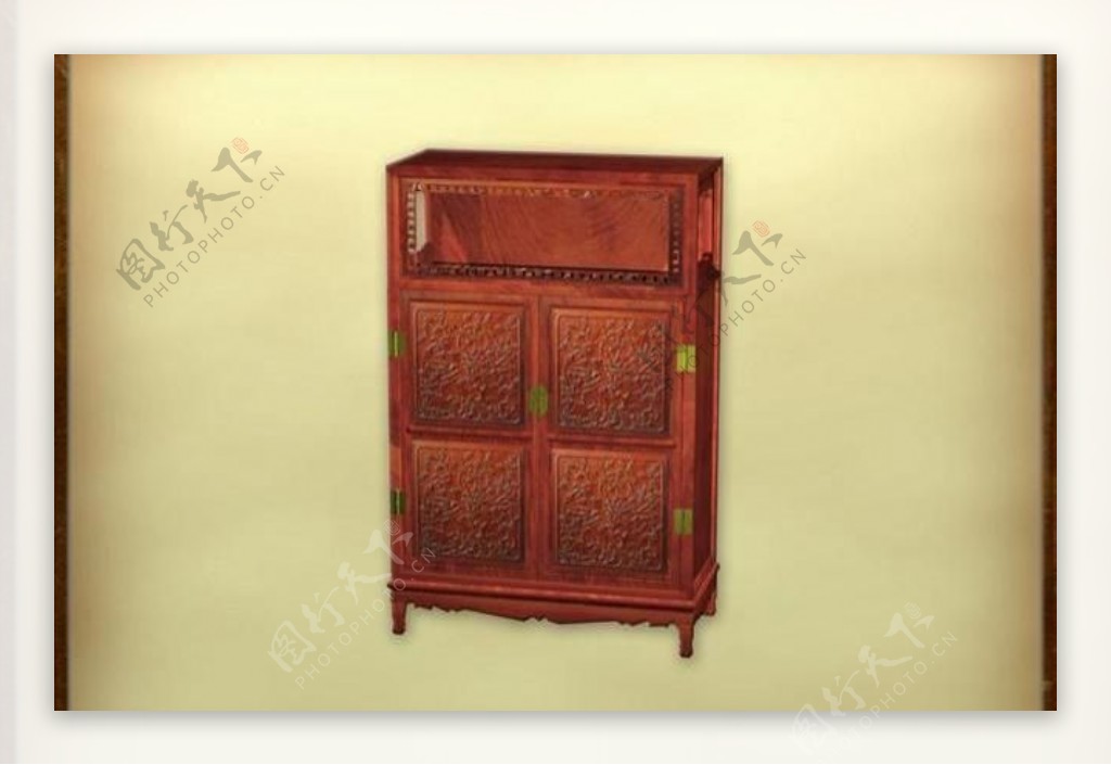 中国古典家具柜子0033D模型