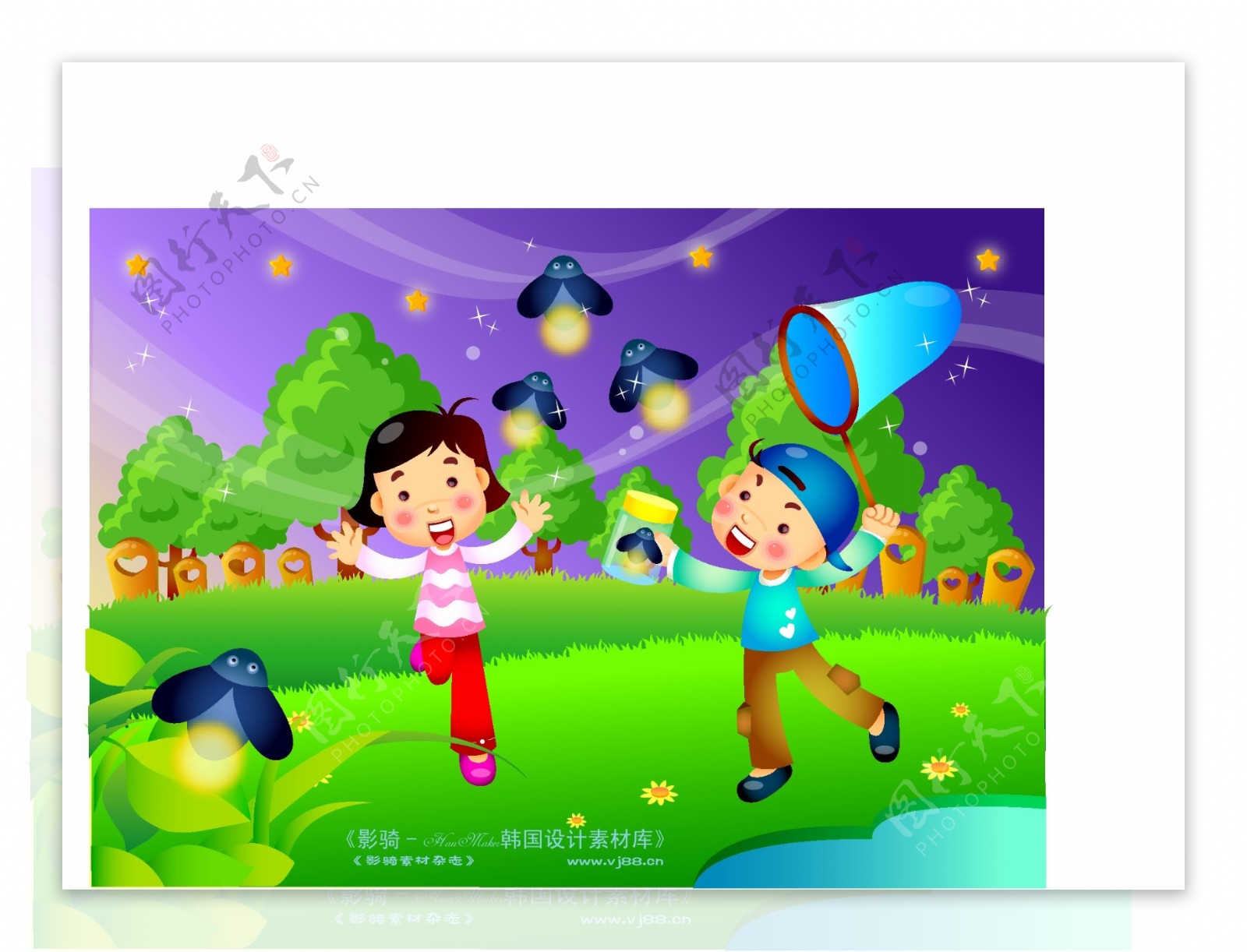 快乐儿童生活矢量素材矢量图片HanMaker韩国设计素材库