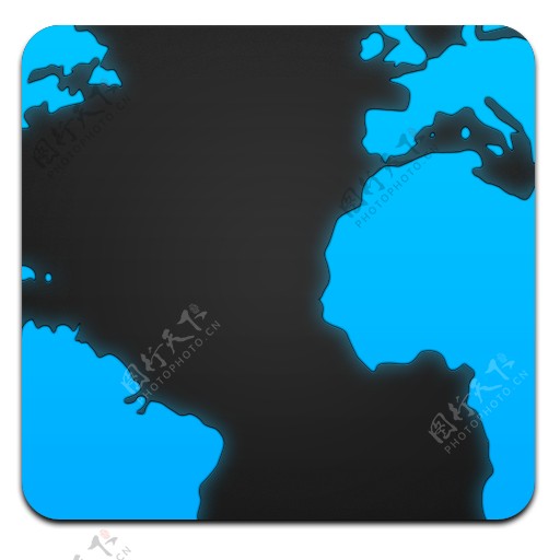 蓝黑手机桌面图标下载