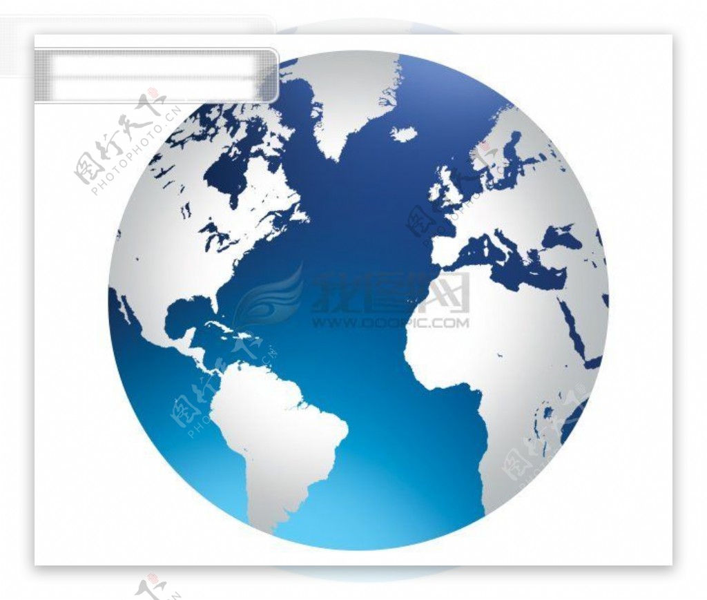 世界地图地球图标高清桌面壁纸蓝色星球