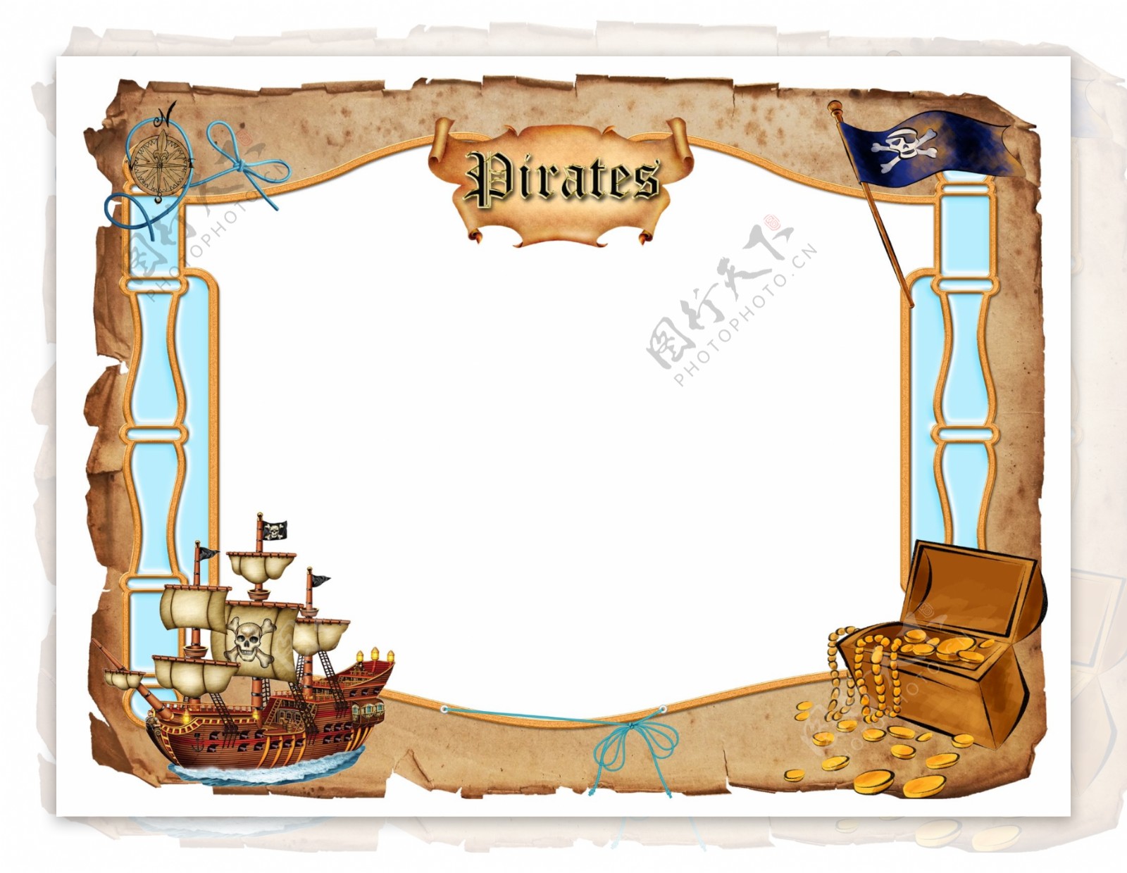 海盗主题相框图片