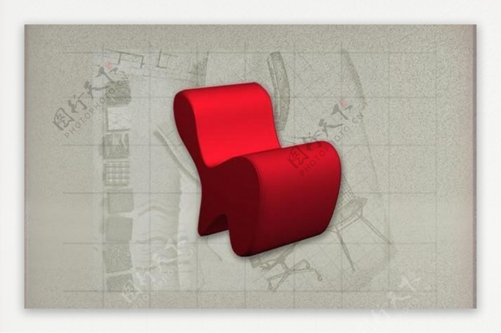 现代主义风格之沙发3D模型沙发022
