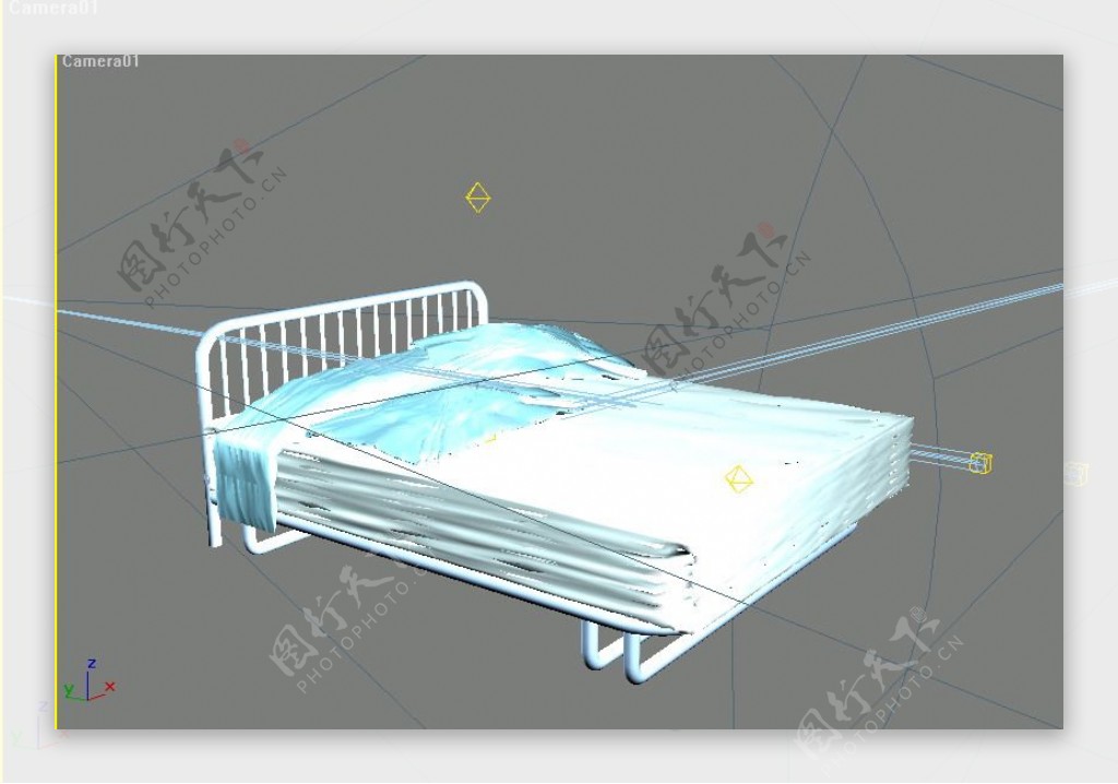常见的床3d模型家具图片素材49