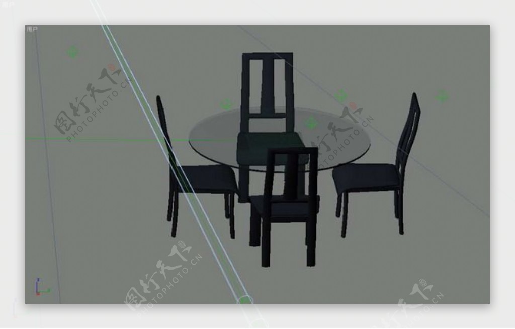 餐桌3d模型家具效果图28