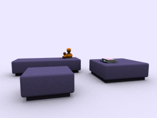 沙发组合3d模型家具效果图21