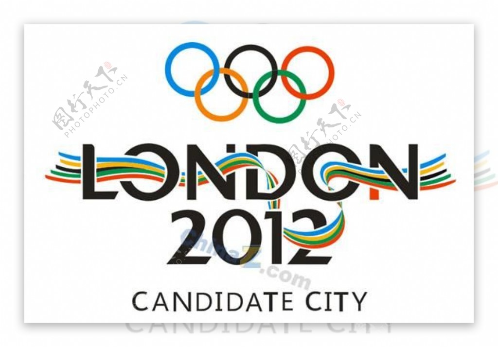2012伦敦奥运会标志矢量素材
