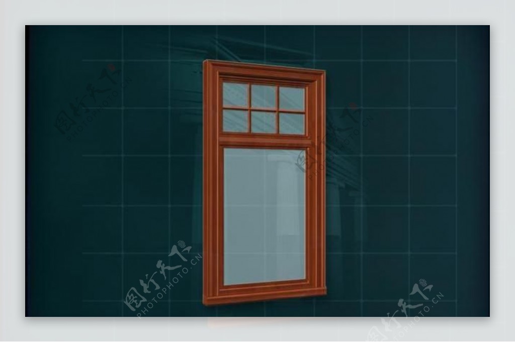 门窗构件之窗户3D模型窗户011