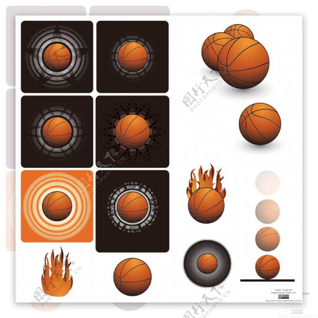 各式篮球样式
