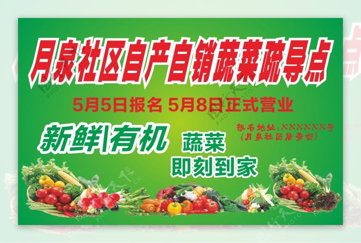 水果蔬菜市场海报