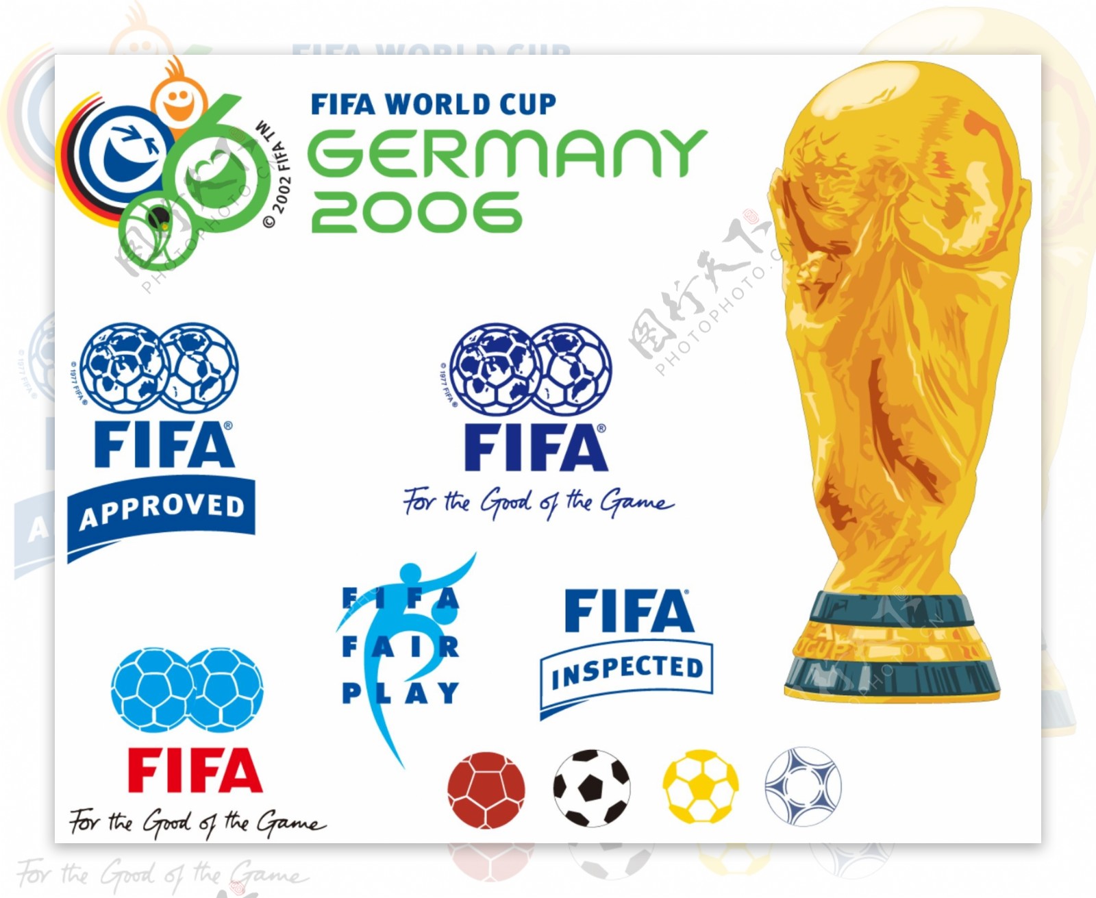 2006世界杯标志矢量图