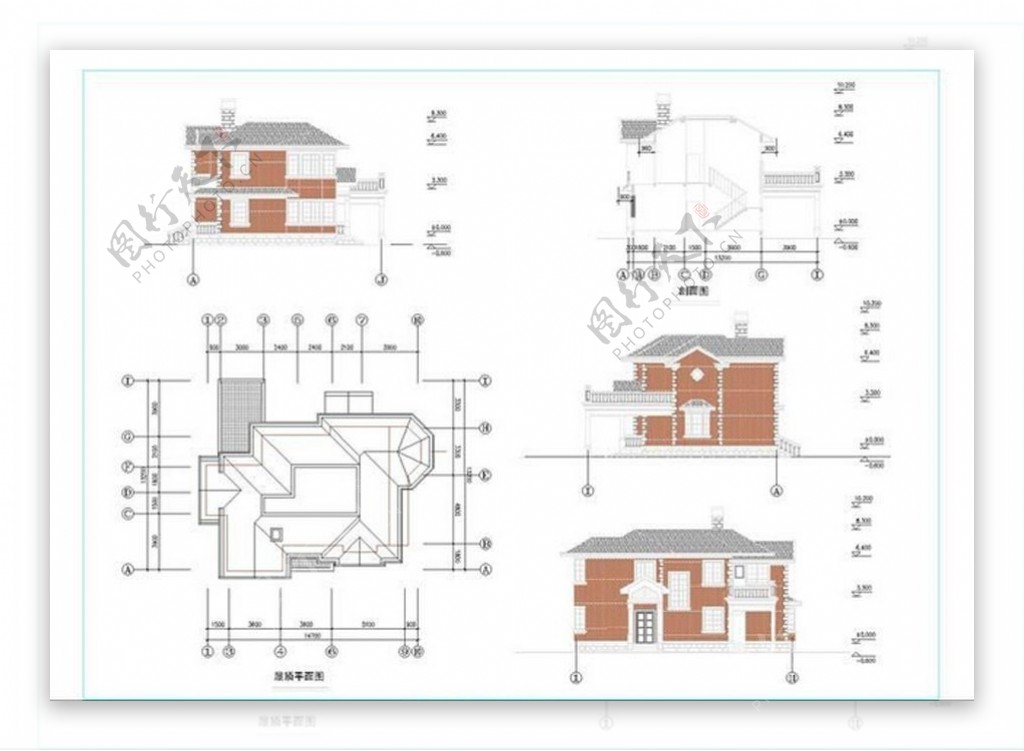 别墅住宅CAD图