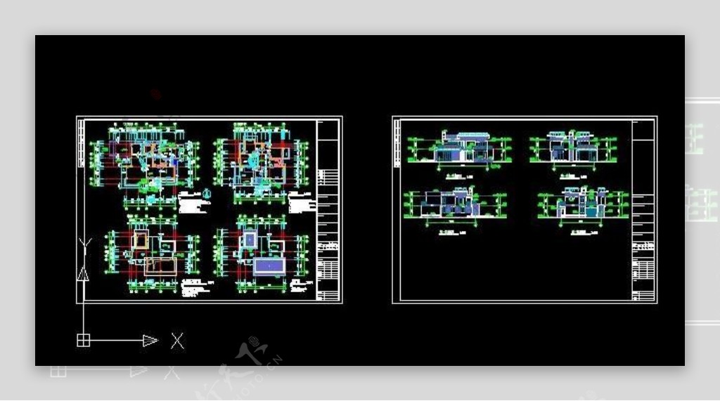 双层带车库别墅设计方案图16x11