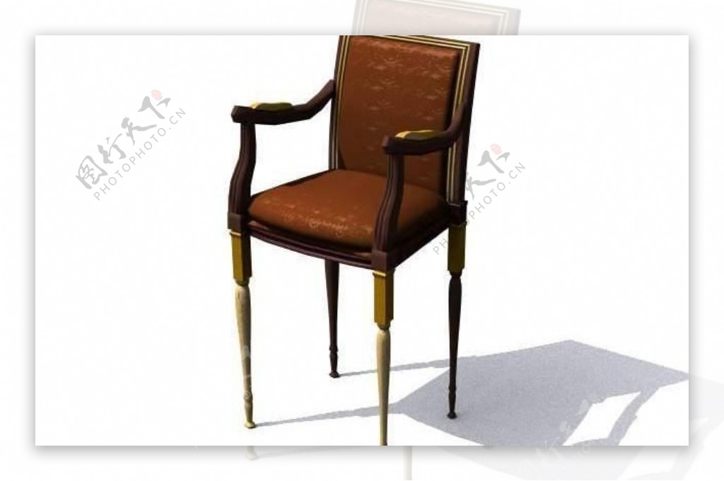 欧式家具椅子0263D模型