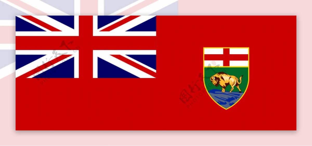 马尼托巴的国旗矢量图像