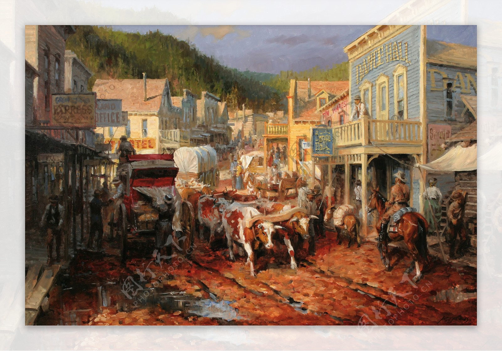Western339高清西方现代人物油画国外油画大师人物油画作品