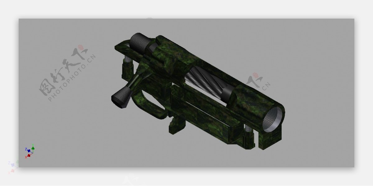 雷明顿M700狙击步枪3D模型