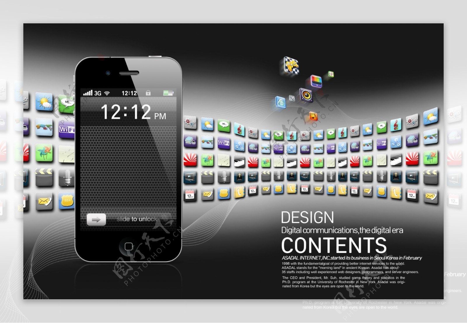 iphone手机广告图片