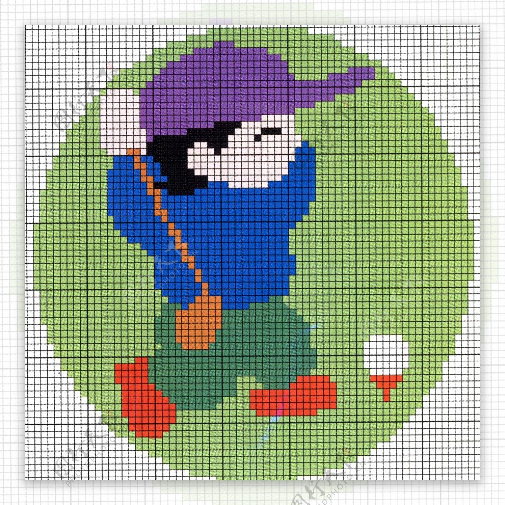 毛衫图案男孩打高尔夫运动元素毛衣免费素材