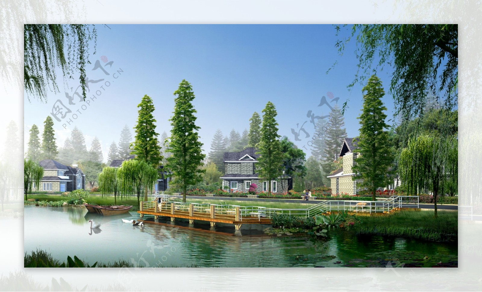 景湖别墅景观设计