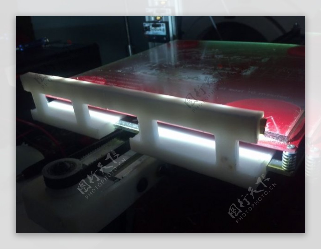 参数化的LED酒吧奥德强子打印床或任何打印床